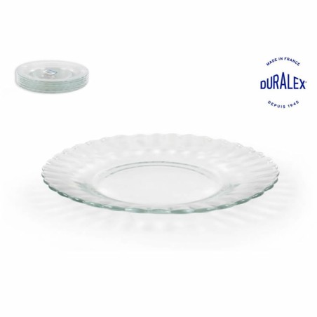 (F) Plato Postre Transp. 20.5Cm Paris